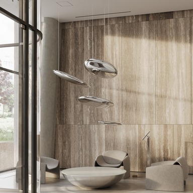 Interior design of the entrance area of ​​the Samolet Select NOVA business complex