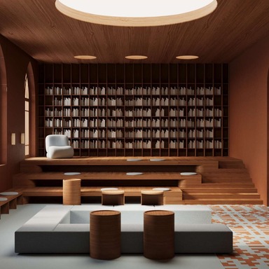 Children's library interior